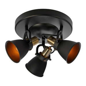 Čierne stropné svietidlo Markslöjd Alton Ceiling 3L