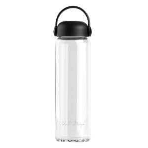 Čierna sklenená fľaša 540 ml Fuori – Vialli Design