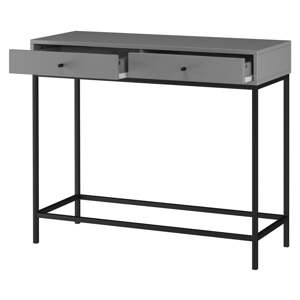 Sivý konzolový stolík 35x90 cm Celine – Støraa