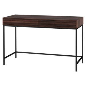 Pracovný stôl s doskou v dekore orechového dreva 50x120 cm Celine – Støraa