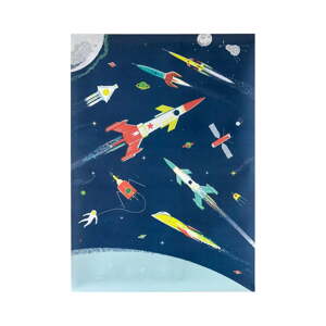 Plagát 50x70 cm Glow id the Dark Space Age – Rex London