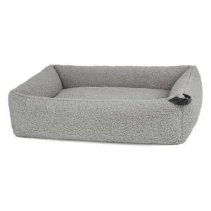 Sivý pelech pre psa z materiálu buklé 65x80 cm Senso Pebble S/M – MiaCara