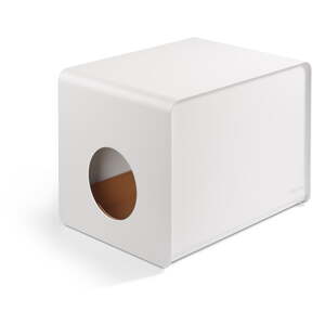 Biely mačací záchod 41x54,5 cm Sito White – MiaCara