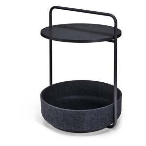 Okrúhly odkladací stolík ø 50 cm Tavolino Black – MiaCara