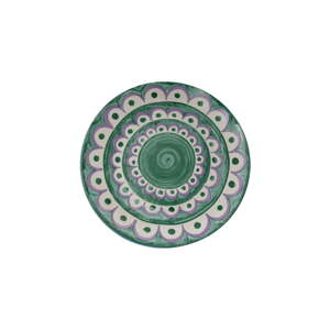 Zelené dezertné porcelánové taniere v súprave 6 ks ø 19,5 cm Tangeri green – Villa Altachiara