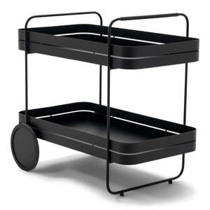 Kovový servírovací stolík na kolieskach 74x42 cm Gin & Trolley – Spinder Design
