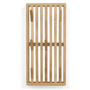 Nástenný vešiak z dubového dreva v prírodnej farbe Parco – Spinder Design