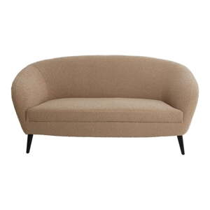 Svetlohnedá pohovka z textílie buklé 160 cm Almond – Light & Living