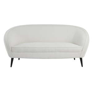 Biela pohovka z textílie buklé 160 cm Almond – Light & Living