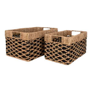 Košíky v súprave 2 ks z morskej trávy 25x40x21 cm Salar – House Nordic
