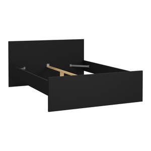 Čierna dvojlôžková posteľ 140x190 cm Naia – Tvilum