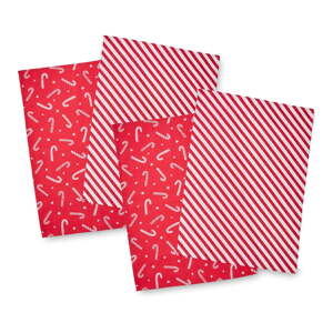 Bavlnené utierky s vianočným motívom v súprave 4 ks 50x70 cm Candy Cane – Catherine Lansfield