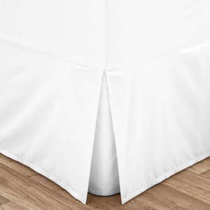 Biely perkálový poťah na rám postele 90x190 cm Easy Iron Percale – Catherine Lansfield