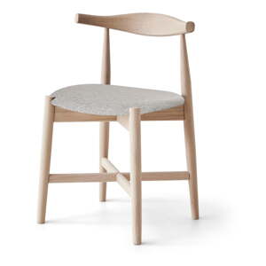 Béžová/v prírodnej farbe jedálenská stolička z dubového dreva Dora – Hammel Furniture