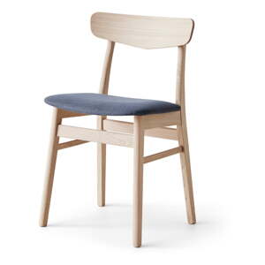 Modrá/v prírodnej farbe jedálenská stolička z dubového dreva Mosbøl – Hammel Furniture