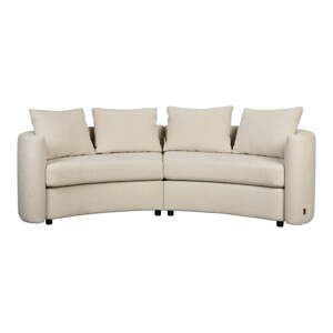 Krémovobiela pohovka 228 cm Fernon – Dutchbone