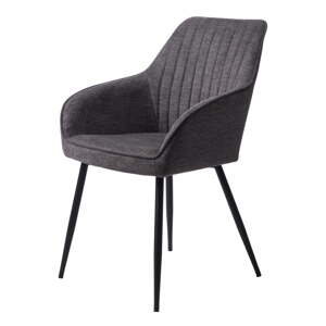 Tmavosivá jedálenská stolička Nolan – Unique Furniture