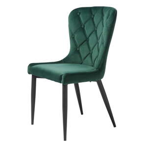 Zelená zamatová jedálenská stolička Granby – Unique Furniture