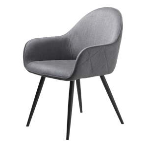 Sivá jedálenská stolička Minto – Unique Furniture