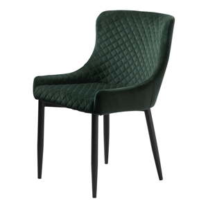 Zelená zamatová jedálenská stolička Ottowa – Unique Furniture