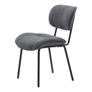 Tmavosivá jedálenská stolička Buffalo – Unique Furniture
