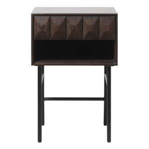 Odkladací stolík s doskou v dubovom dekore Latina – Unique Furniture
