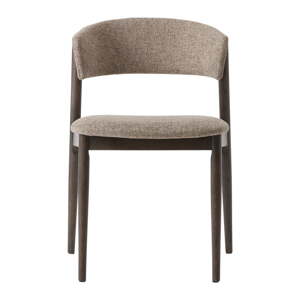 Hnedá/béžová jedálenská stolička Revere – Unique Furniture