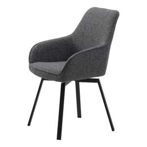 Sivá jedálenská stolička Alma – Unique Furniture