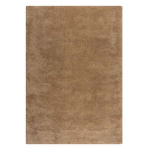 Hnedá syntetická kožušina 200x290 cm Faroe Wool Look Fur – Flair Rugs