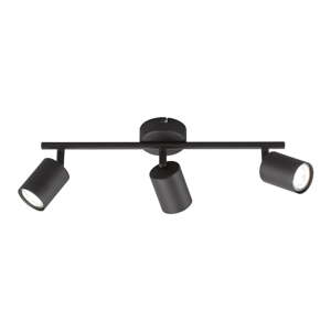 Čierne kovové LED bodové svietidlo 8x42 cm Vano – Fischer & Honsel
