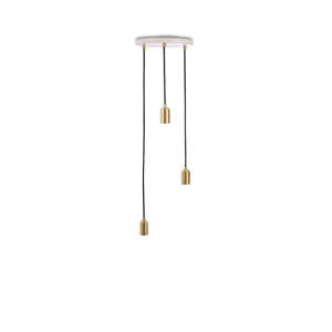 Závesné svietidlo so stmievačom v bronzovej farbe ø 25 cm Triple Pendant – tala