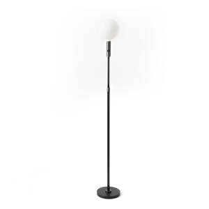 Tmavosivá stojacia lampa so stmievačom (výška  170 cm) Poise – tala