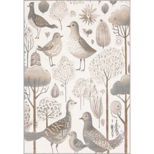 Béžový detský koberec 200x280 cm Birdy Birds – FD
