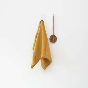 Ľanová utierka 65x65 cm Amber Bronze Stripes – Linen Tales
