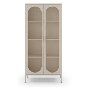 Krémovobiela skrinka 80x170 cm Diora – Marckeric