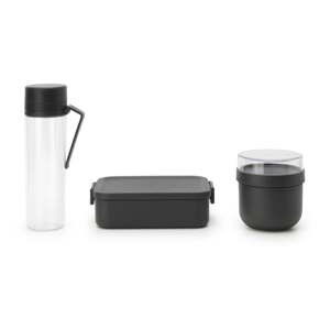 Desiatové boxy v súprave s fľašou 3 ks Make & Take – Brabantia
