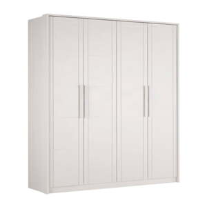 Biela šatníková skriňa z bukového dreva 203x220 cm Timo – Olivia Living