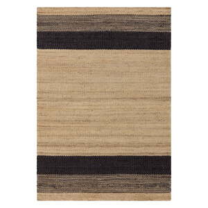 Čierny/béžový obojstranný/ručne tkaný jutový koberec 120x170 cm Cedar – Asiatic Carpets