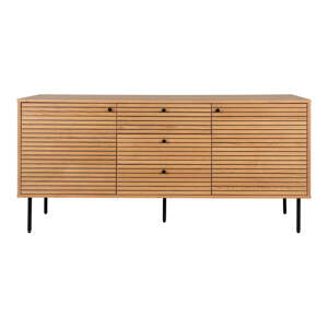 Nízka komoda v dekore duba v prírodnej farbe 150x74 cm Kyoto – House Nordic
