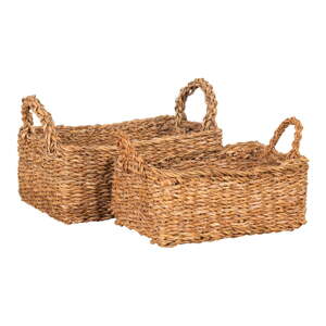Košíky v súprave 2 ks z morskej trávy 32x23x13 cm Morella – House Nordic