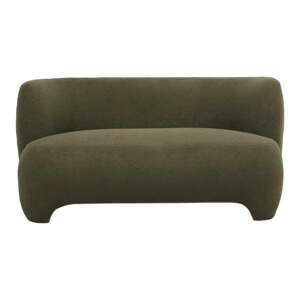 Zelená pohovka z textílie buklé 142 cm Ardor – Leitmotiv