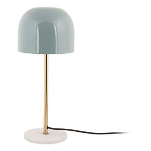 Stolová lampa v mentolovej farbe s kovovým tienidlom (výška  50 cm) Manta – Leitmotiv