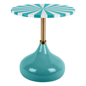 Kovový okrúhly odkladací stolík ø 41 cm Candy Swirl – Leitmotiv