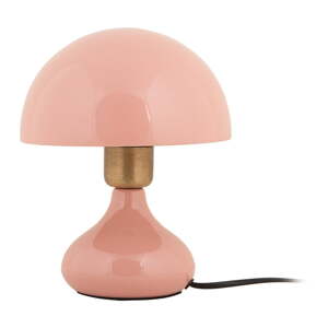 Ružová stolová lampa s kovovým tienidlom (výška  23 cm) Binc – Leitmotiv