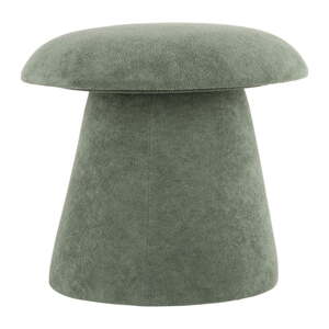 Sivý zamatový taburet Mushroom – Leitmotiv