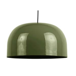 Zelené závesné svietidlo s kovovým tienidlom ø 40 cm Dome – Leitmotiv