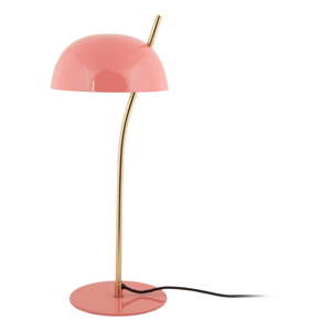 Ružová stolová lampa s kovovým tienidlom (výška  55 cm) Vivo – Leitmotiv