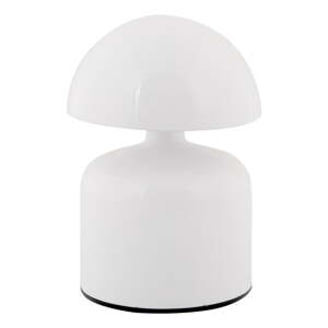 Biela LED stolová lampa s kovovým tienidlom (výška  14 cm) Impetu – Leitmotiv
