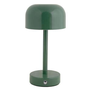 Zelená LED stolová lampa s kovovým tienidlom (výška  24,5 cm) James – Leitmotiv
