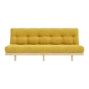 Žltá menčestrová pohovka 200 cm Lean – Karup Design